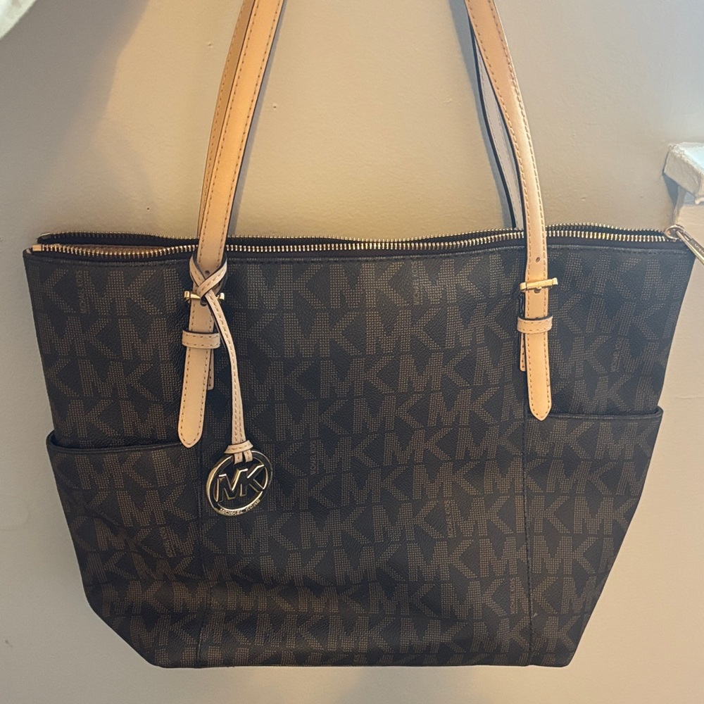 Michael Kors Dark Brown Signature Tote